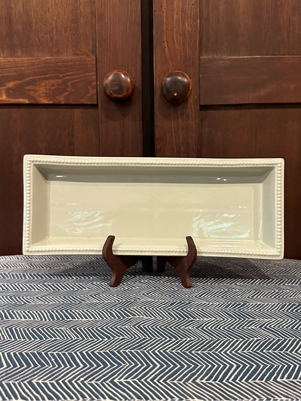 Martha Stewart • light green rectangular dish • vintage